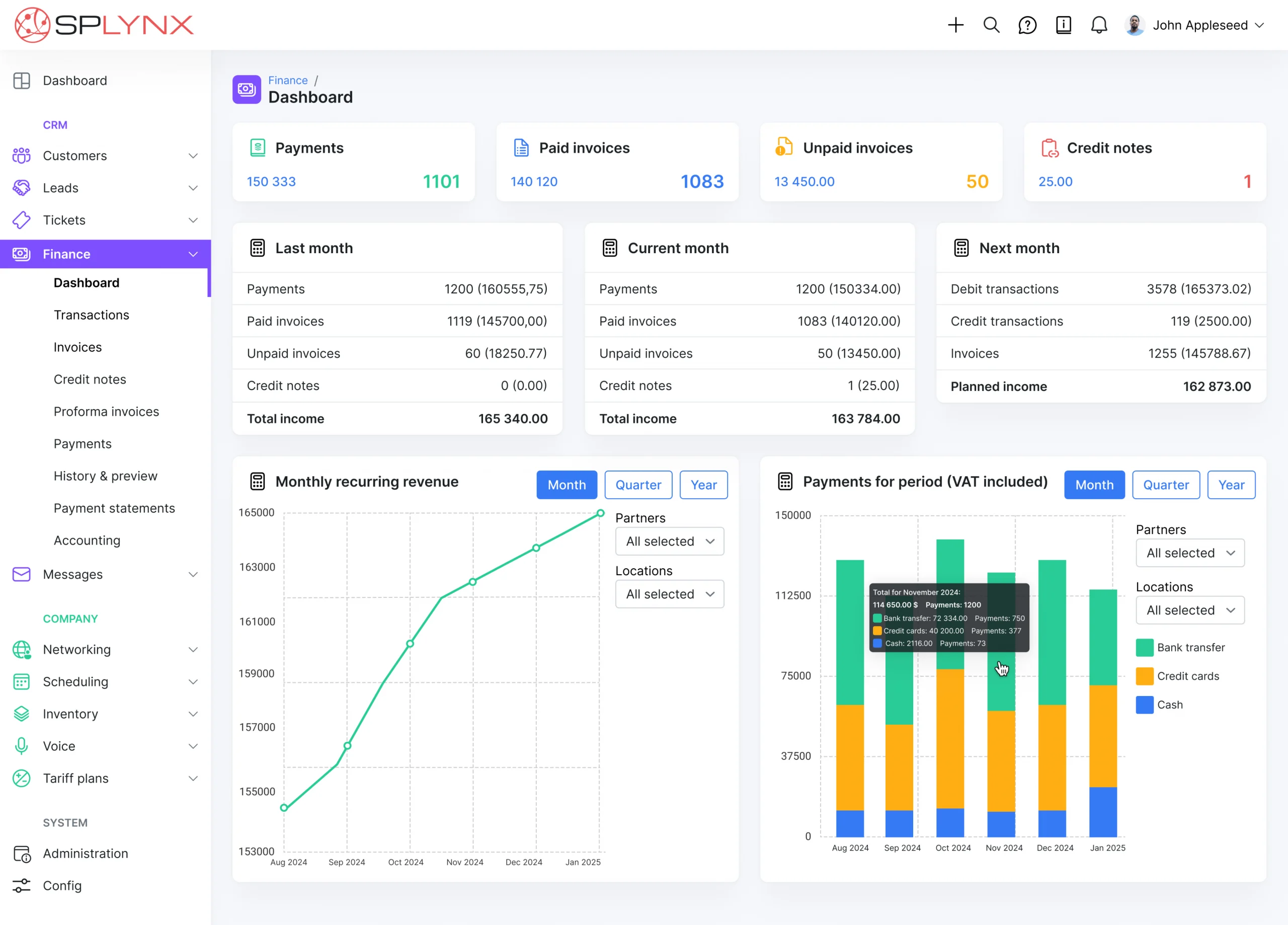 Splynx Billing and Invoicing